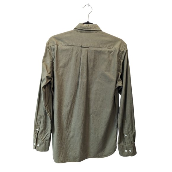 Muji Men's Washed Oxford Button Down Shirt - Picture 3 of 7